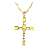 Classic Rhinestone Pendant Sliver Men - TRUE ICON