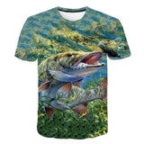 New fishing t shirt style casual - TRUE ICON