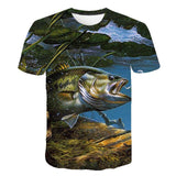 New fishing t shirt style casual - TRUE ICON