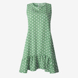 Wave Point Dress Ruffle Women - TRUE ICON